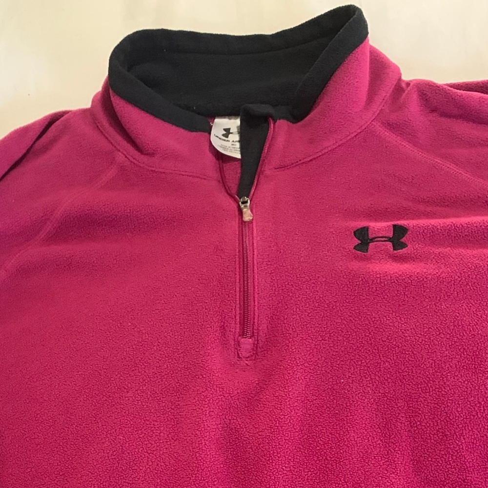 Women’s under armour fleece, pink, medium